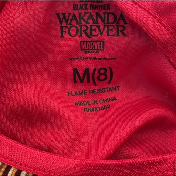 Marvel Studios Black Panther Okoye 2 Piece Fantasy Union Suit Pajama Set - Picture 9 of 9